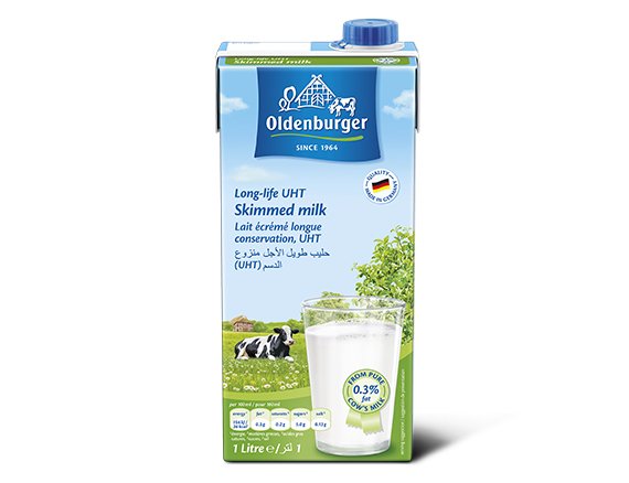 Qumësht Oldenburger, 1 Lit,  0.3% yndyrë